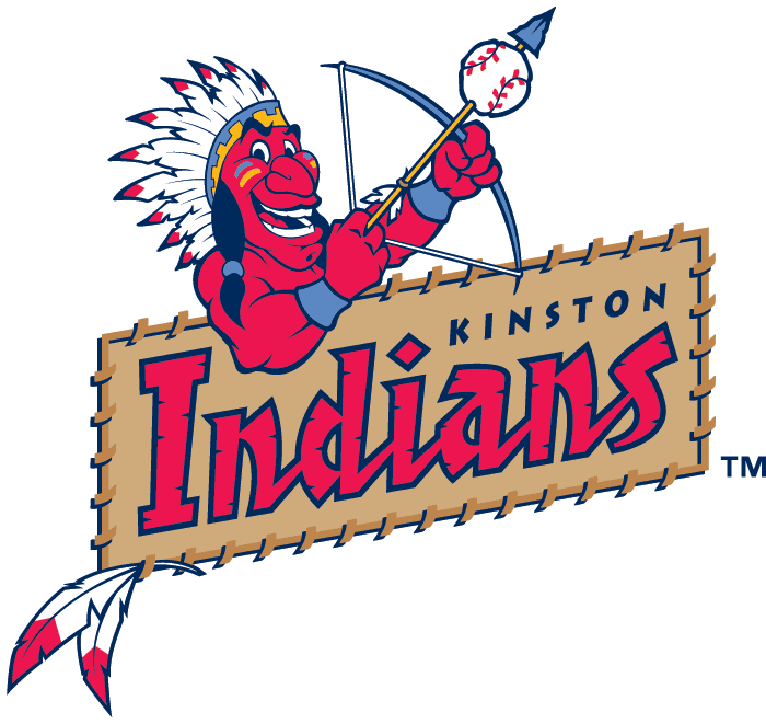 kinston indians primary logo 1987-2010 iron on heat transfer